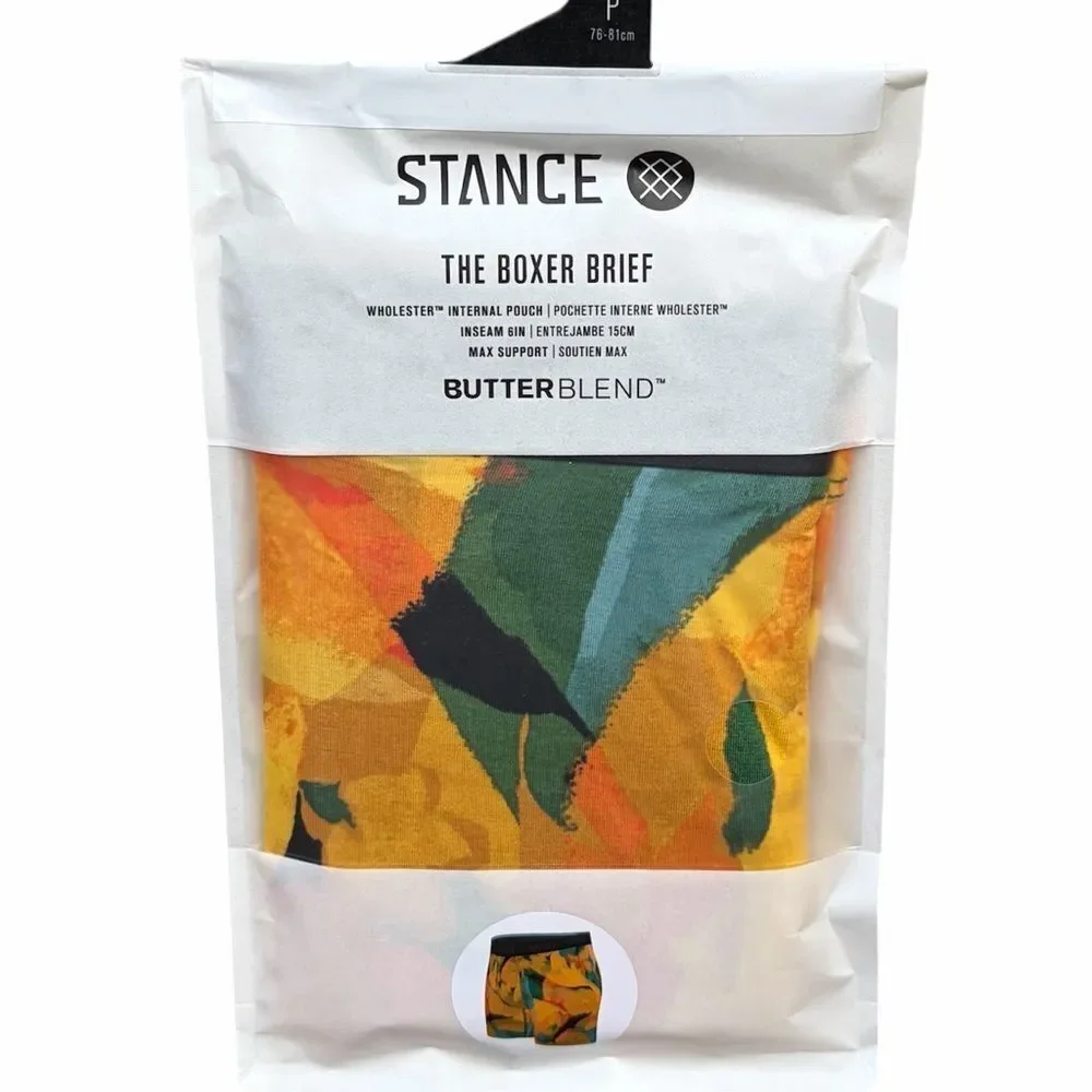 New Stance Boxer Brief Shorts Butter Blend Yellow Keys Wholester S (30